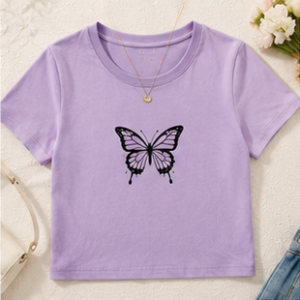 Lavender Butterfly T-Shirt