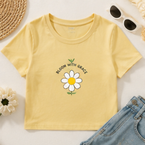 Pastel Yellow Daisy T-Shirt