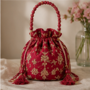 Red Royal Potli Bag