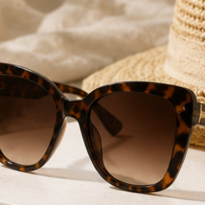 Tortoiseshell Oversized Square Sunglasses